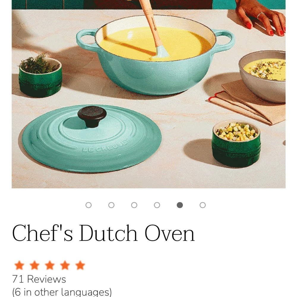 Le Creuset Dutch oven 4.9L in flame
